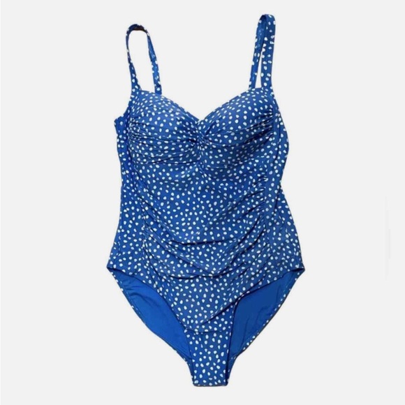 NIPTUCK Other - NIPTUCK - Blue Polka Dot Swimsuit - Size 6